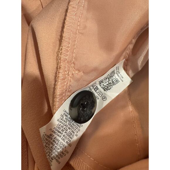 ASOS Design NWT Straight Leg Blush Pink High Waist Trousers Size 0 - Picture 8 of 8